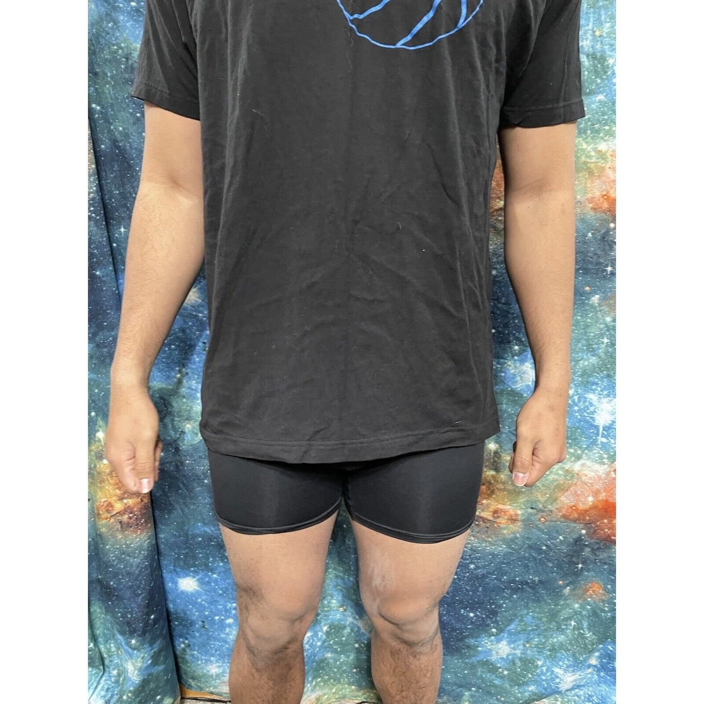 Men’s Air Force Black T-Shirt Basketball  XL