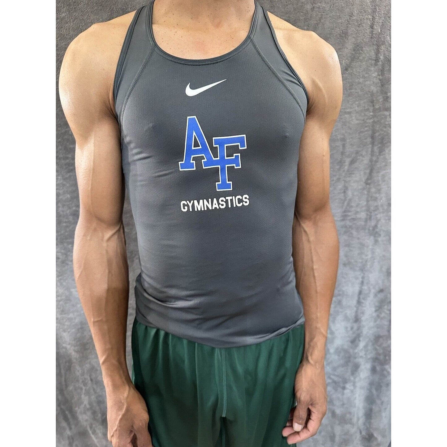 Men’s XS Air Force Academy Cadet Muscle Shirt Tank Uniform Top Gymnastics Nike