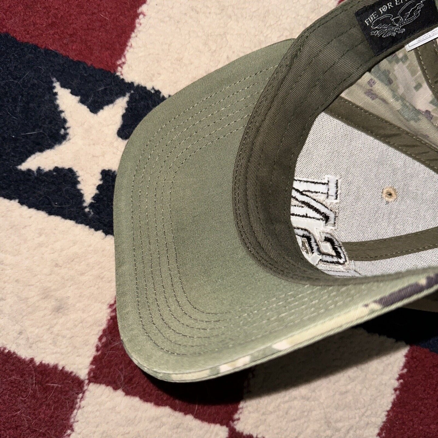 Men’s US Navy Camo Hat Cap Ballcap Adjustable Fire For Effect