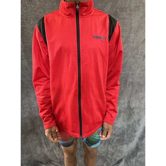 Men’s Red Full Zip AND1 Large Jacket