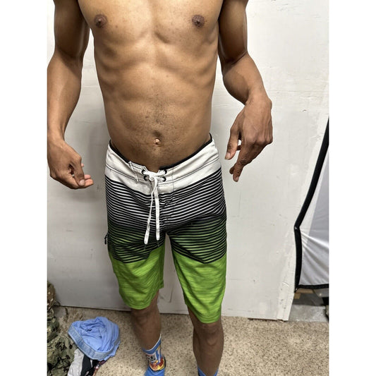 Men’s Striped Multicolor John John Fits Like A Medium Bathing Trunks O’Neill