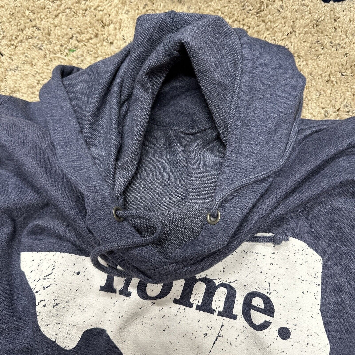 Men’s Blue Texas Home Hoodie Fits Like A Small Medium