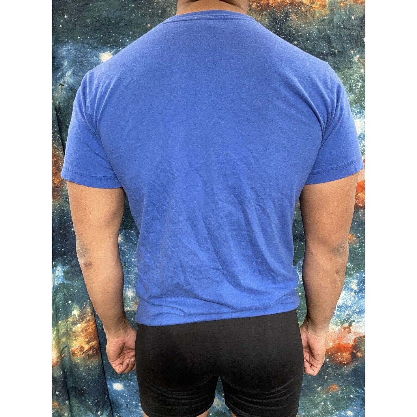 Men’s American Apparel Medium Blue I Love Texas TX shirt