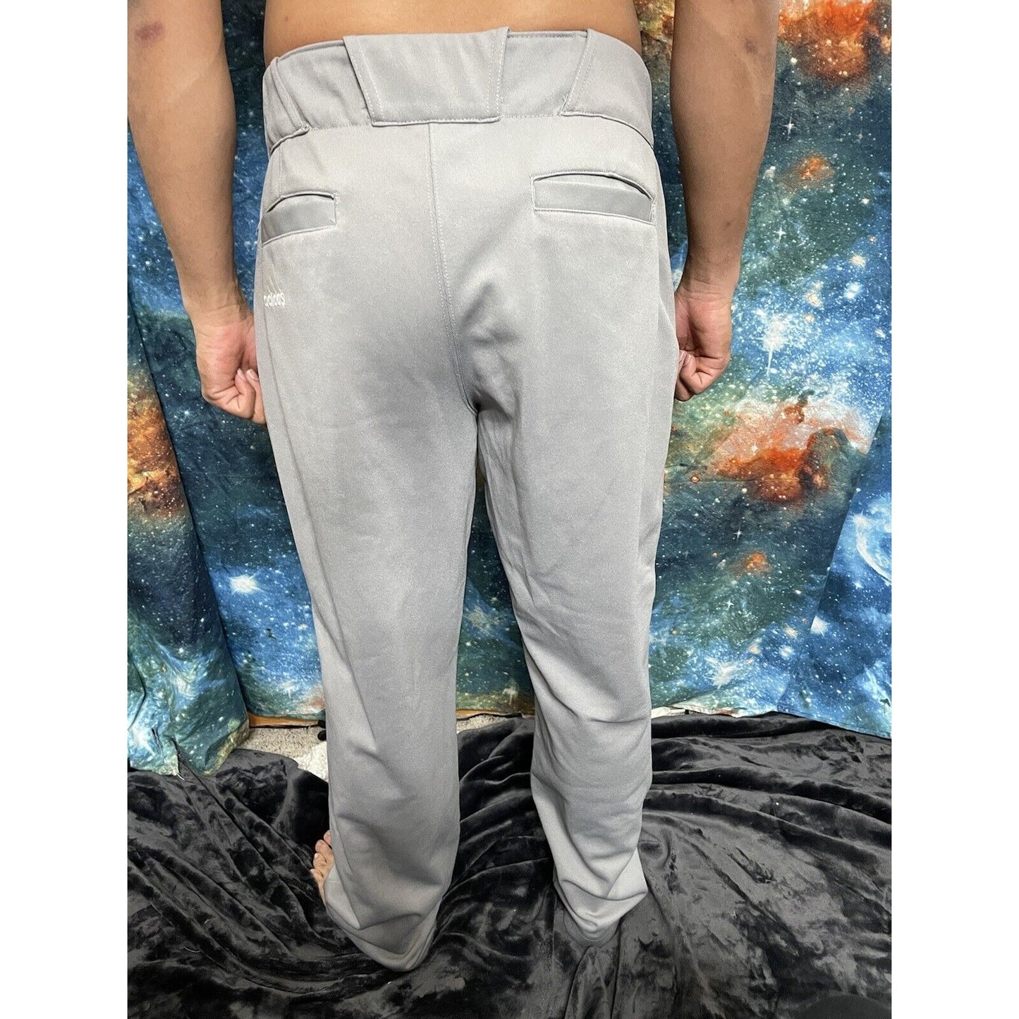 Men’s Adidas Gray Baseball Pants Large
