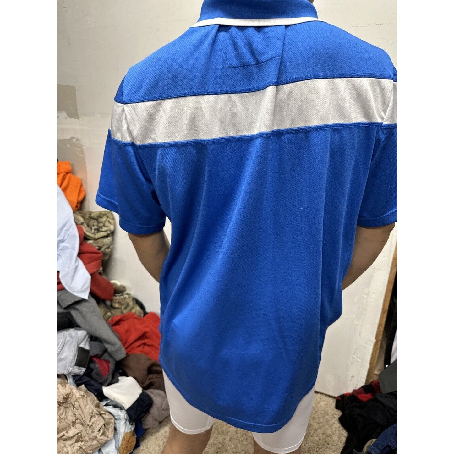 Men’s Blue UCLA Adidas Climalite Polo Shirt Bruins