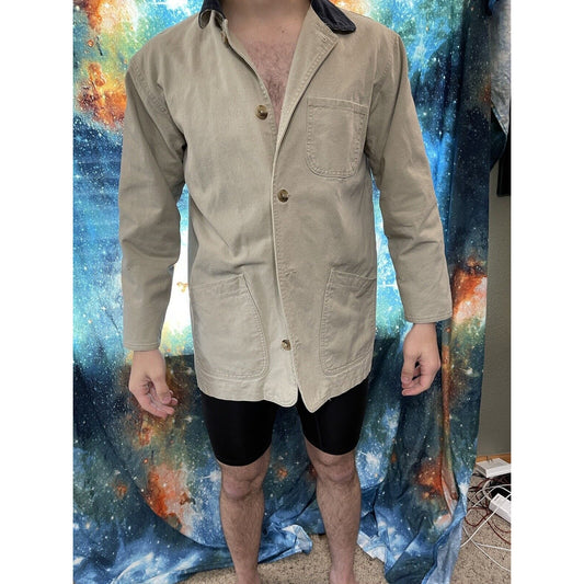 Land's End Direct Merchant Tan Button up jacket