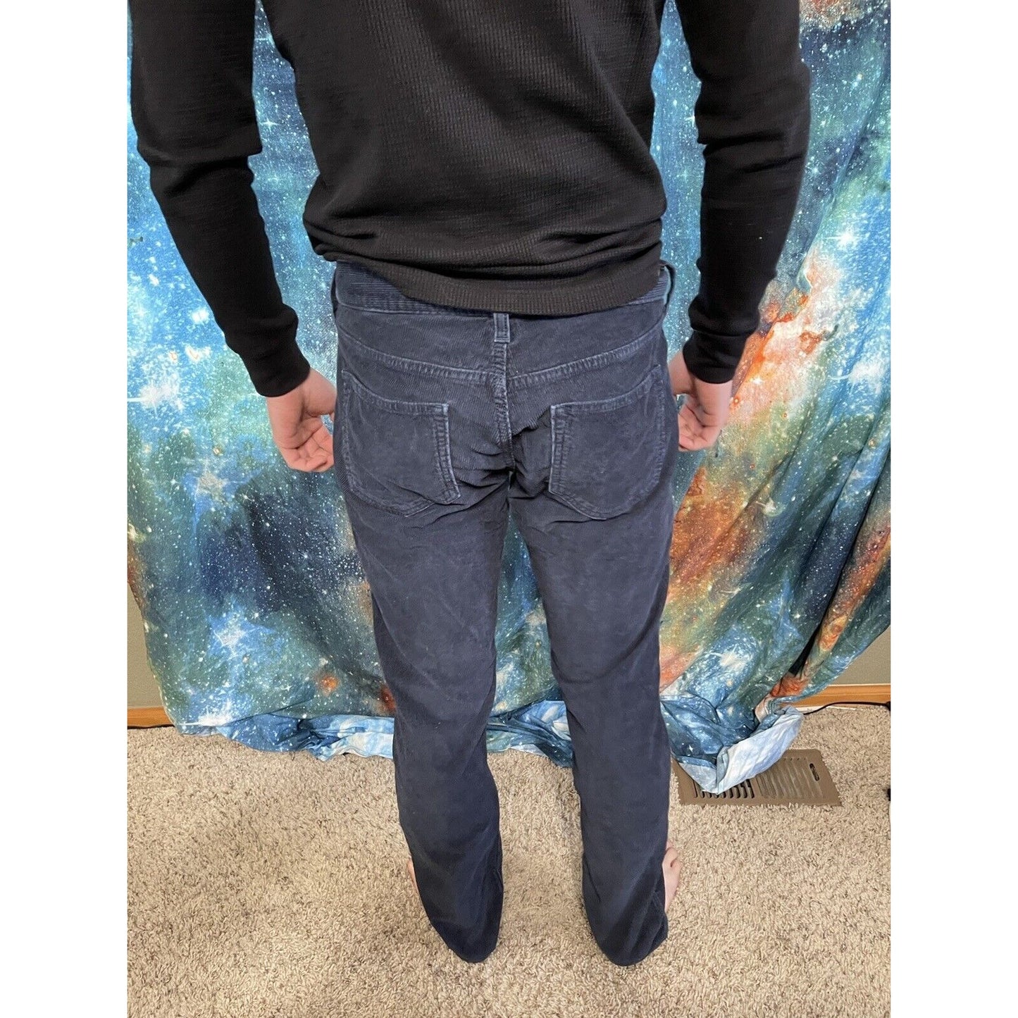 Men’s Old Navy Dark Blue Slim 32” x 34” courduroy pants