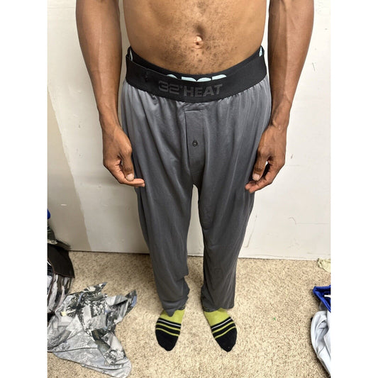 Men’s Large Gray 32 Degree Heat Sleepwear Lounge Pants