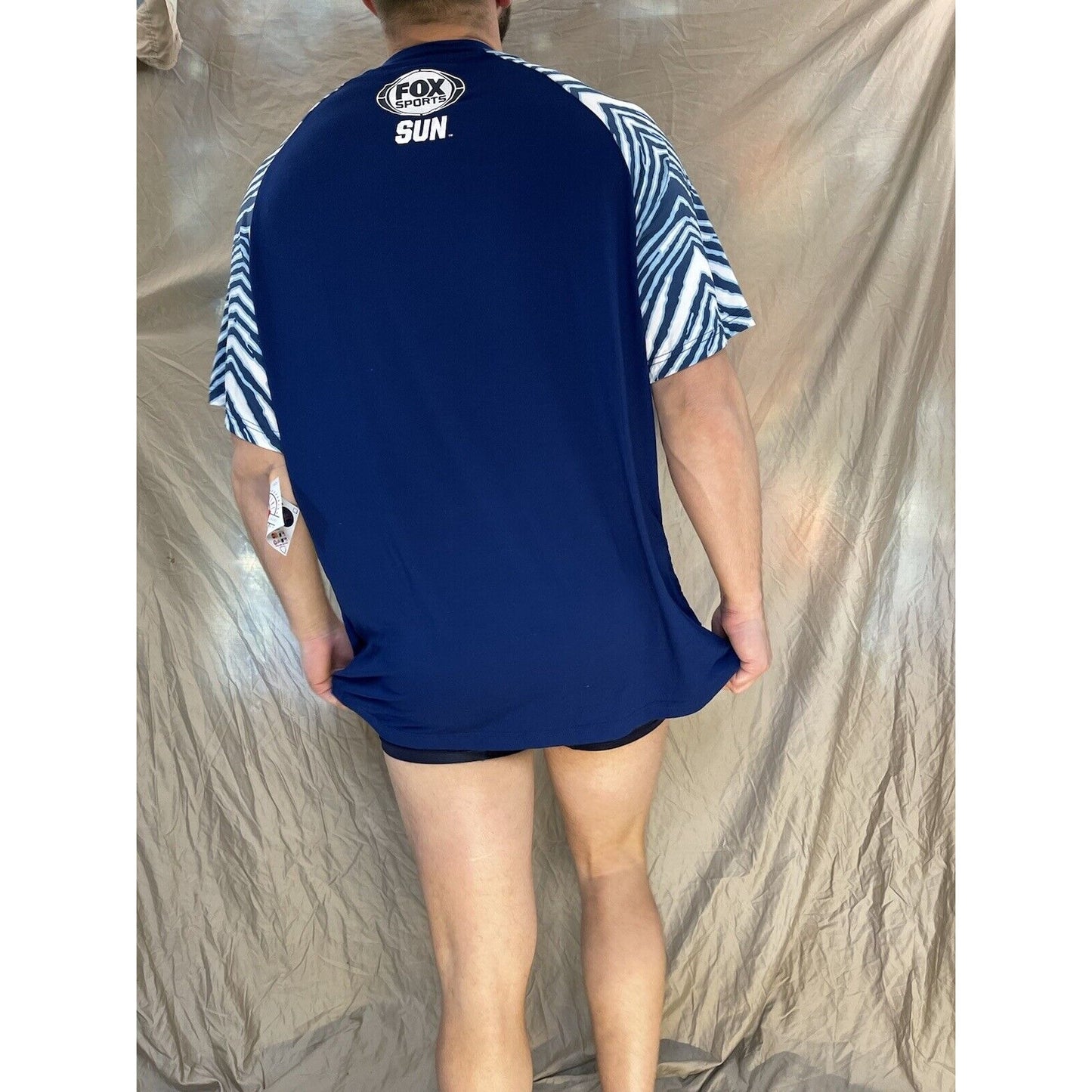men's major league genuine merchandise tampa bay baseball blue XL short sleeve