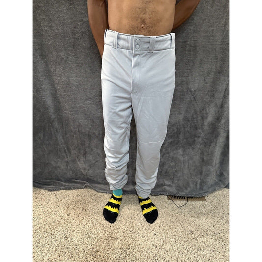 Men’s Gray Wilson Large Baseball Pants