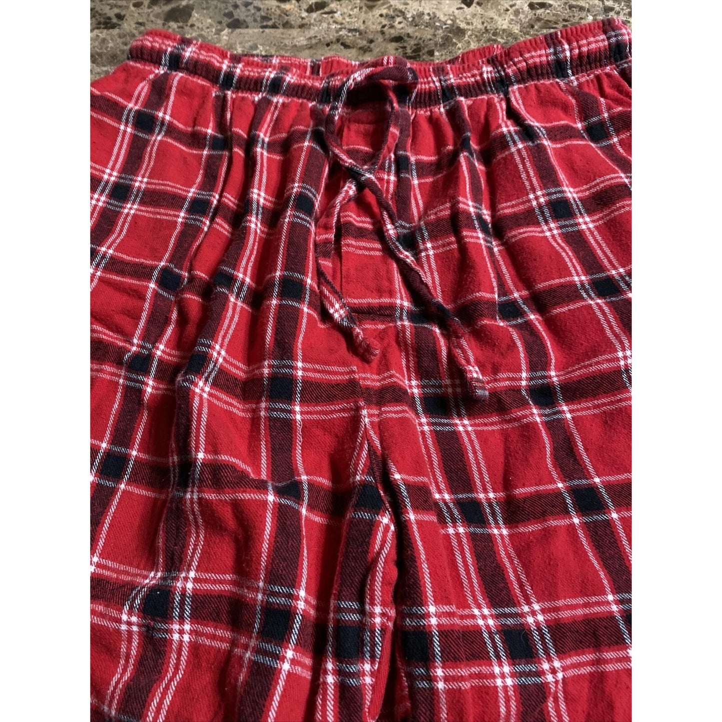 TEXAS TECH Concepts Sports Men’s Large Red & Black Plaid Pajama PJ Lounge Pants