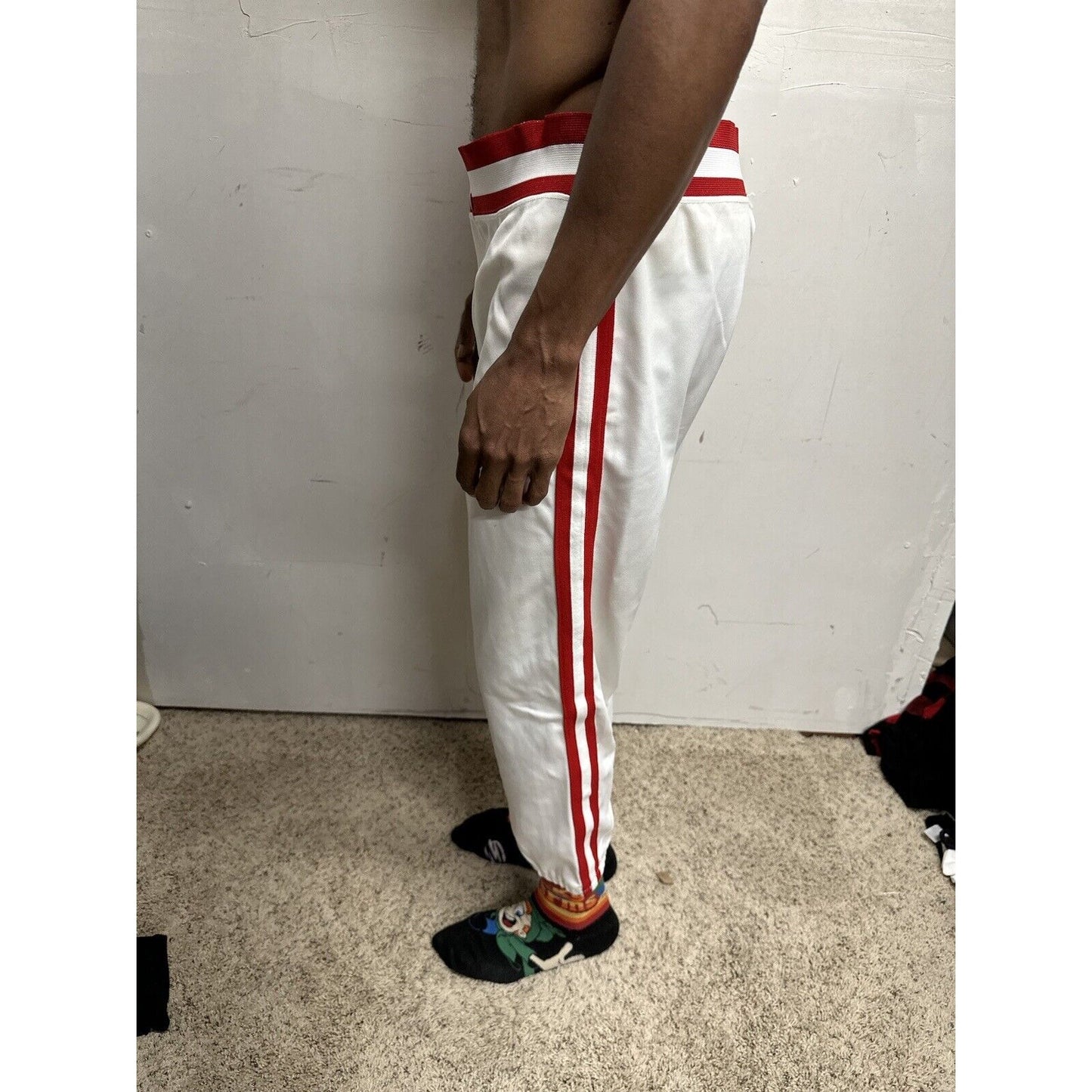 Men’s Pride XL Baseball Pants White And Red