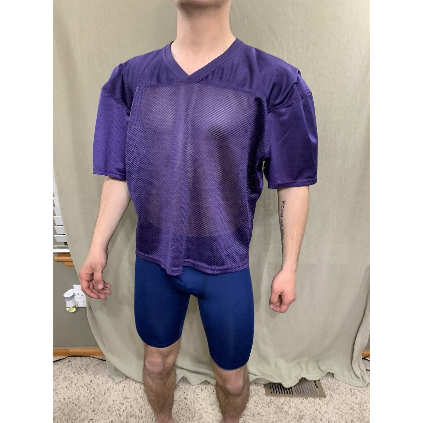 Men’s Large/XL Purple Football Practice Jersey