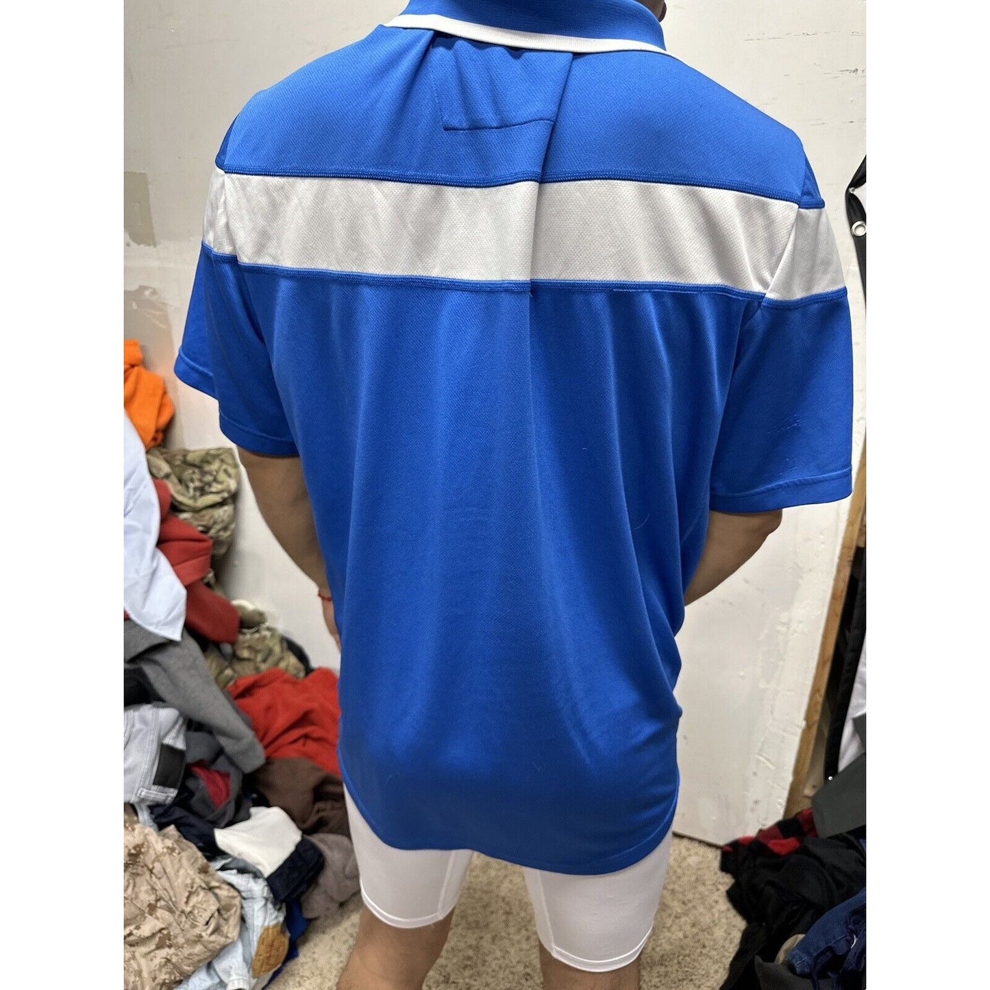 Men’s Blue UCLA Adidas Climalite Polo Shirt Bruins