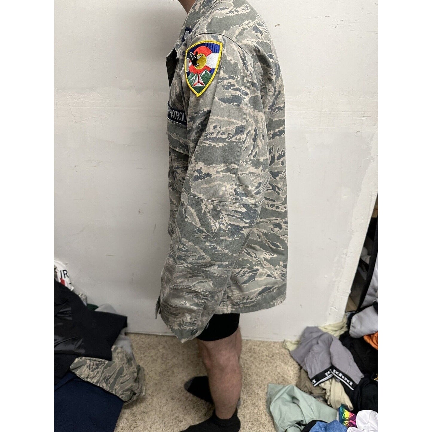Men’s 42R Abu Airman Battle Uniform USAF Civil Air Patrol Blouse Top