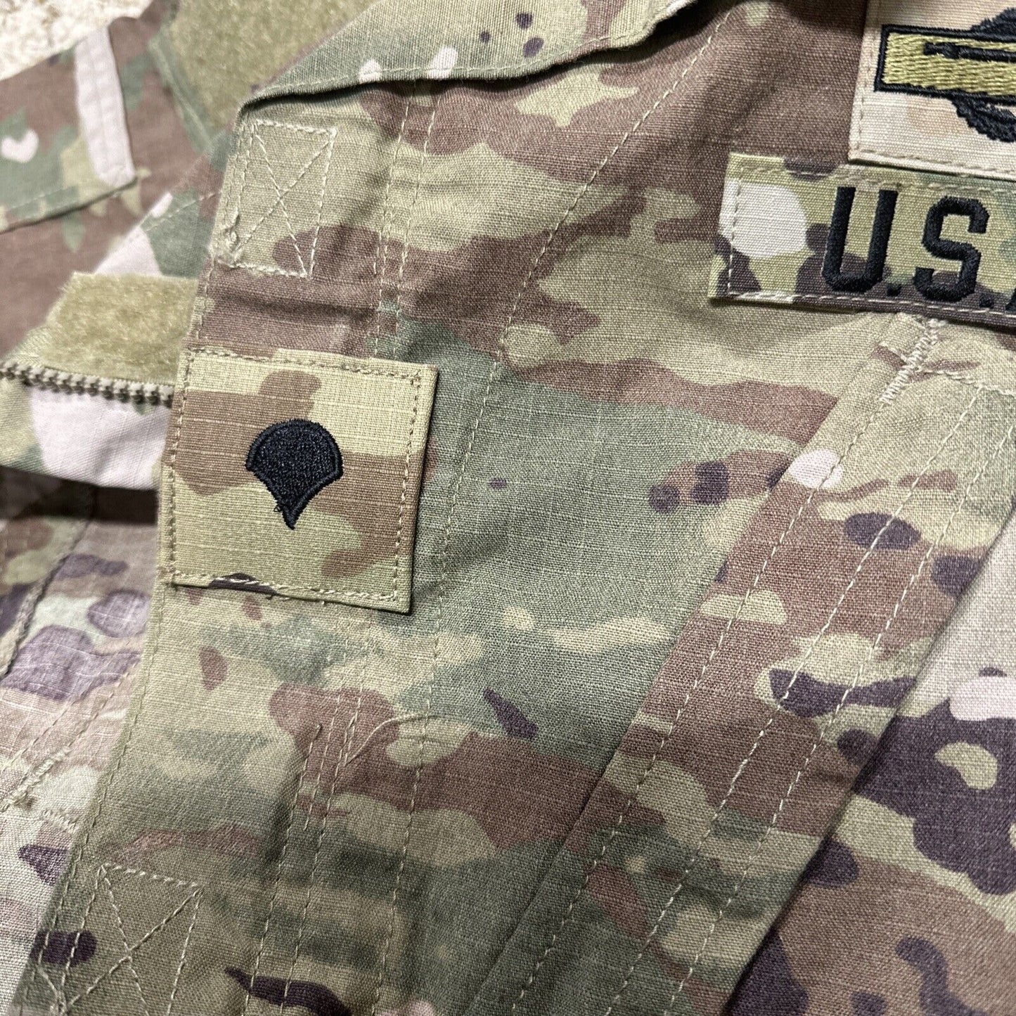 Men’s Ocp Top Specialist Rank Medium Regular Flame Resistant Army Combat Blouse