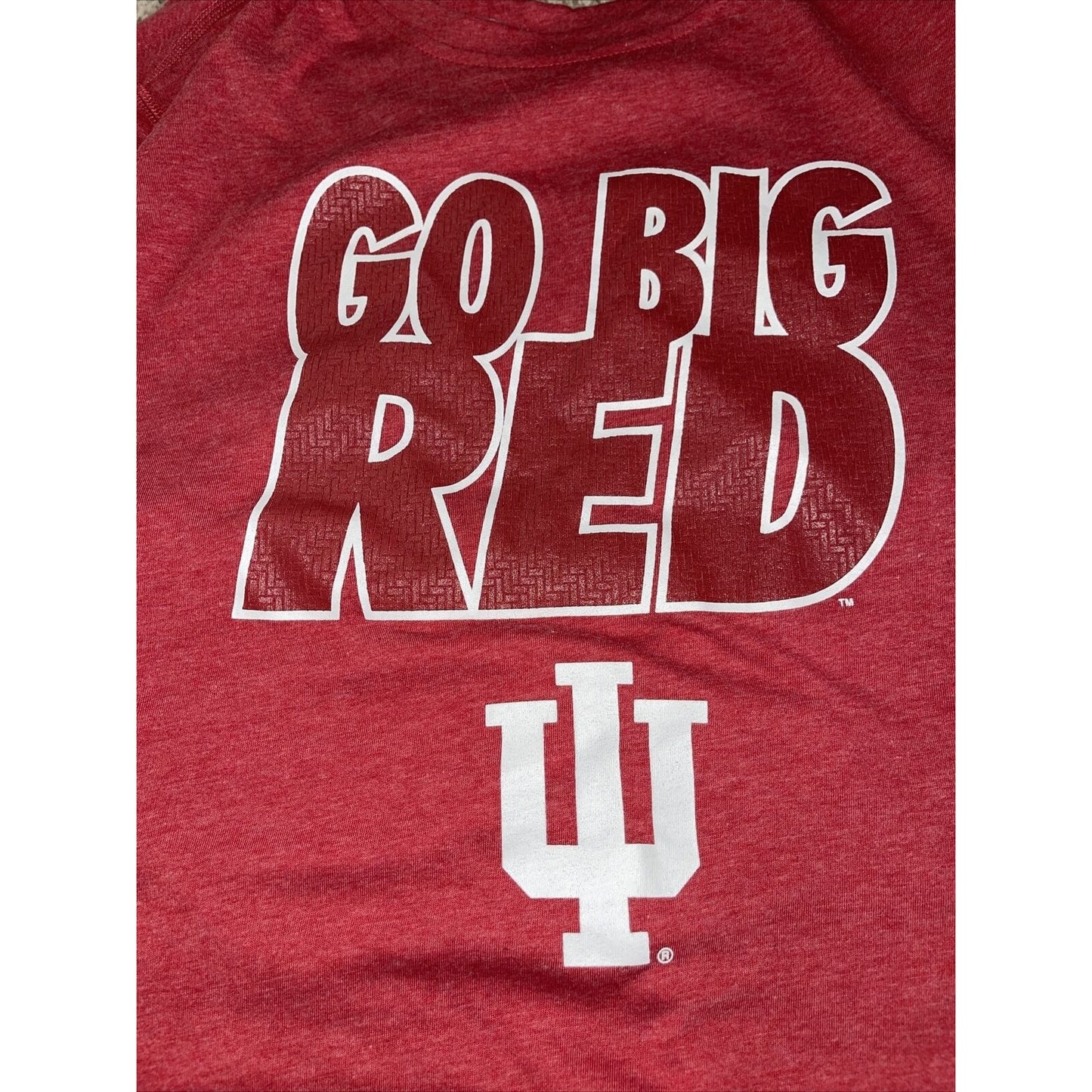 Men’s Go Big Red Indiana Hoosiers Large Shirt Section 101 knights