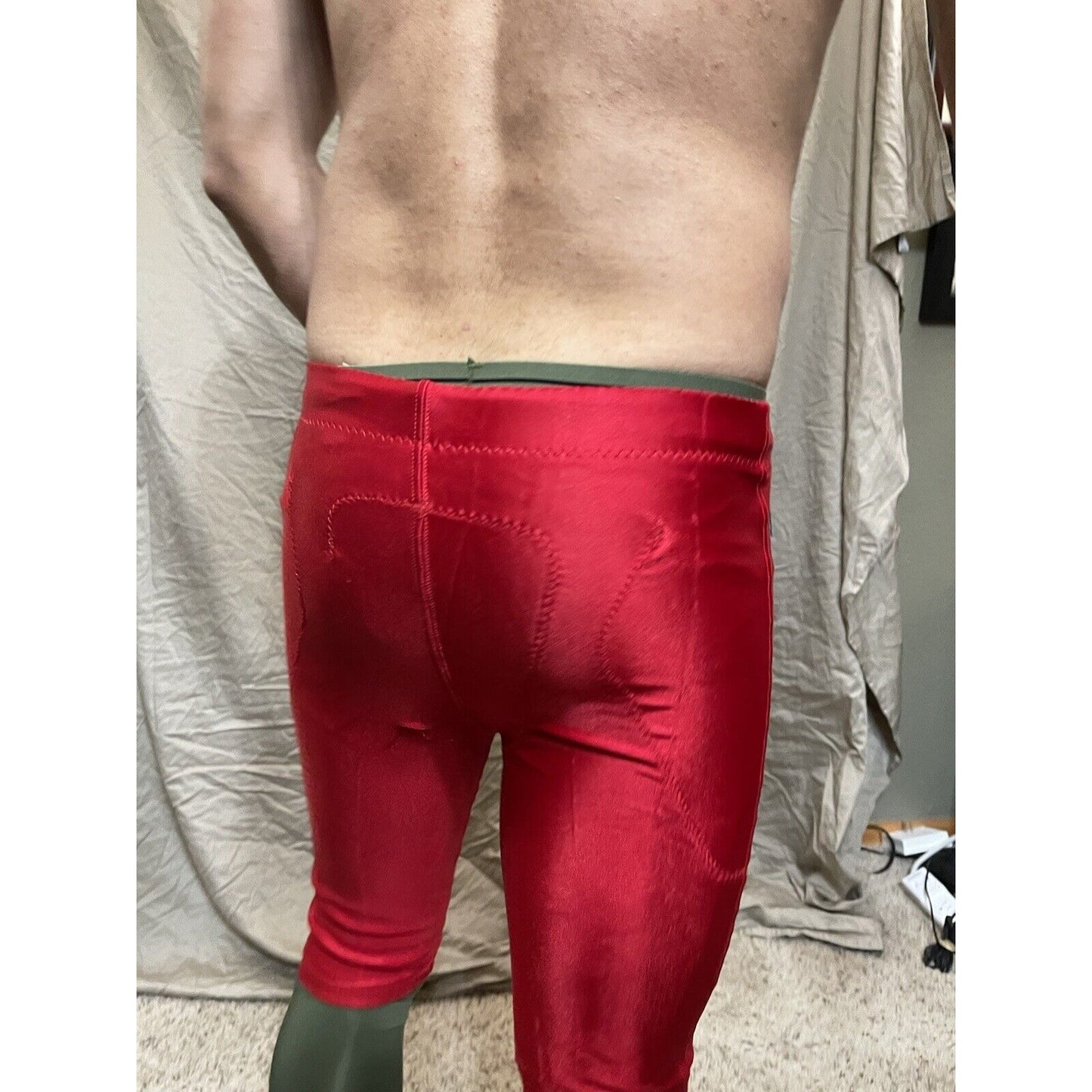 Men's True Red Russell Athletic Small Football Pants