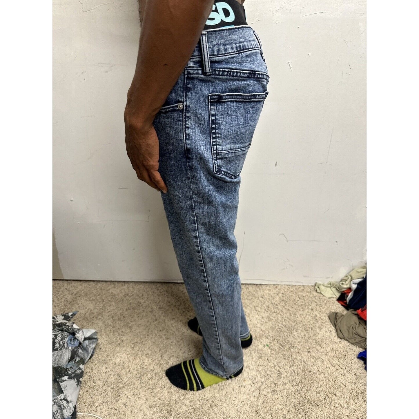 Men’s Blue Arizona Jeans 31x32 Straight Advanced Flex 360