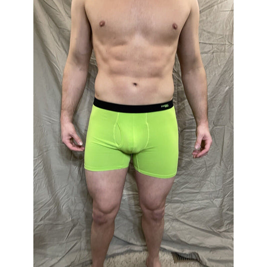 men's neon green inersy weekly medium boxer briefs