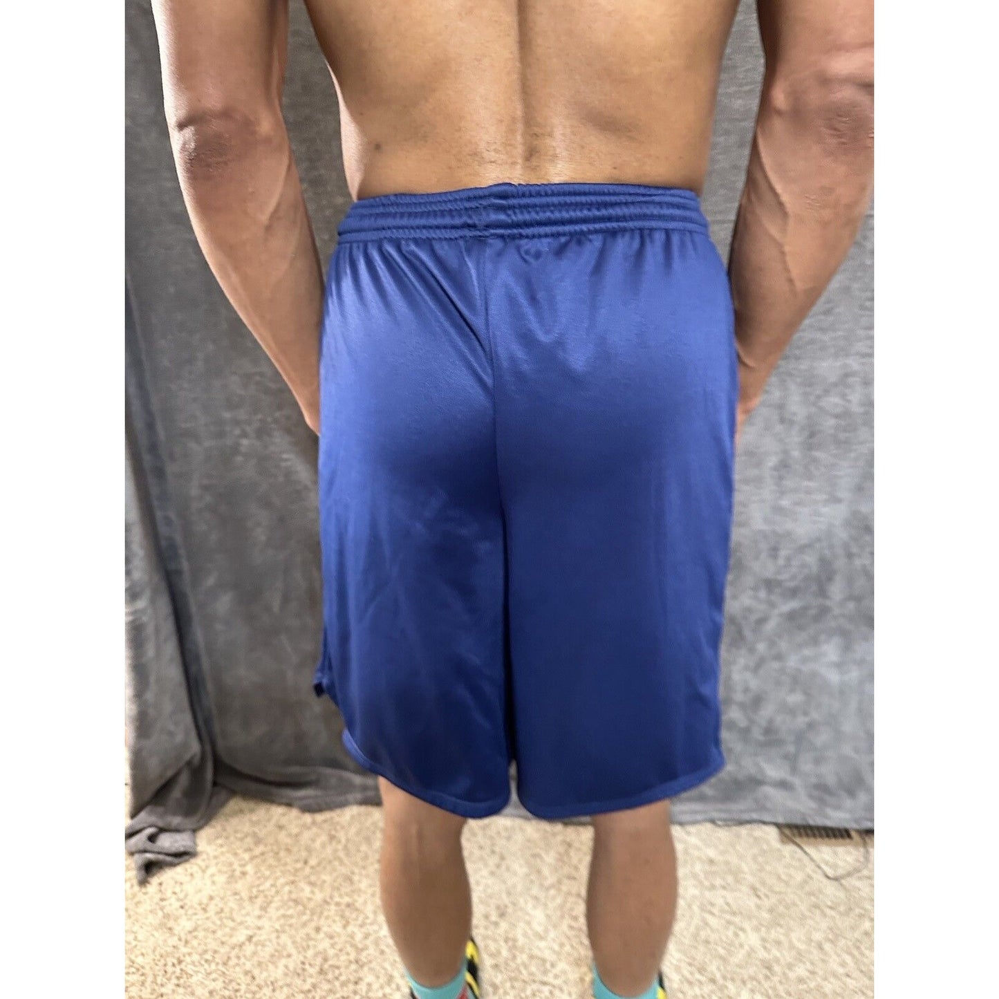 Men’s Cadet Air  Force Academy PT Blue Workout Athletic Shorts Medium