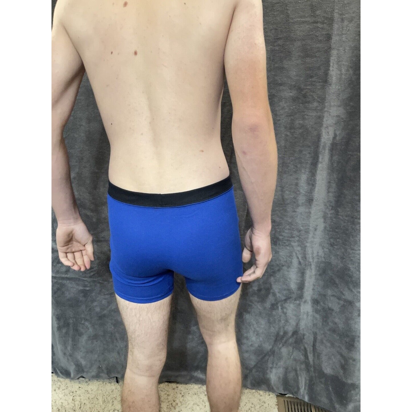 boy's youth XL royal blue hanes boxer brief