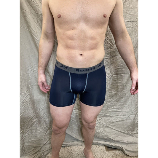 Men's dark blue reebok small compression shorts New And Never Worn