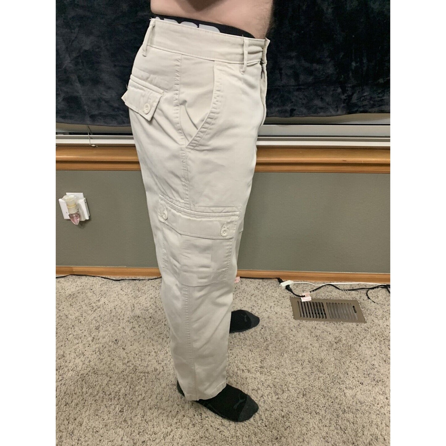 Arizona Jean Men’s Size 33/30 Relaxed Multi Pocket Khaki Pants
