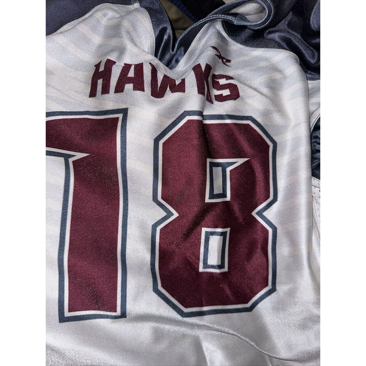 Men’s Maxim Athletic Football Jersey Hawks Number 18