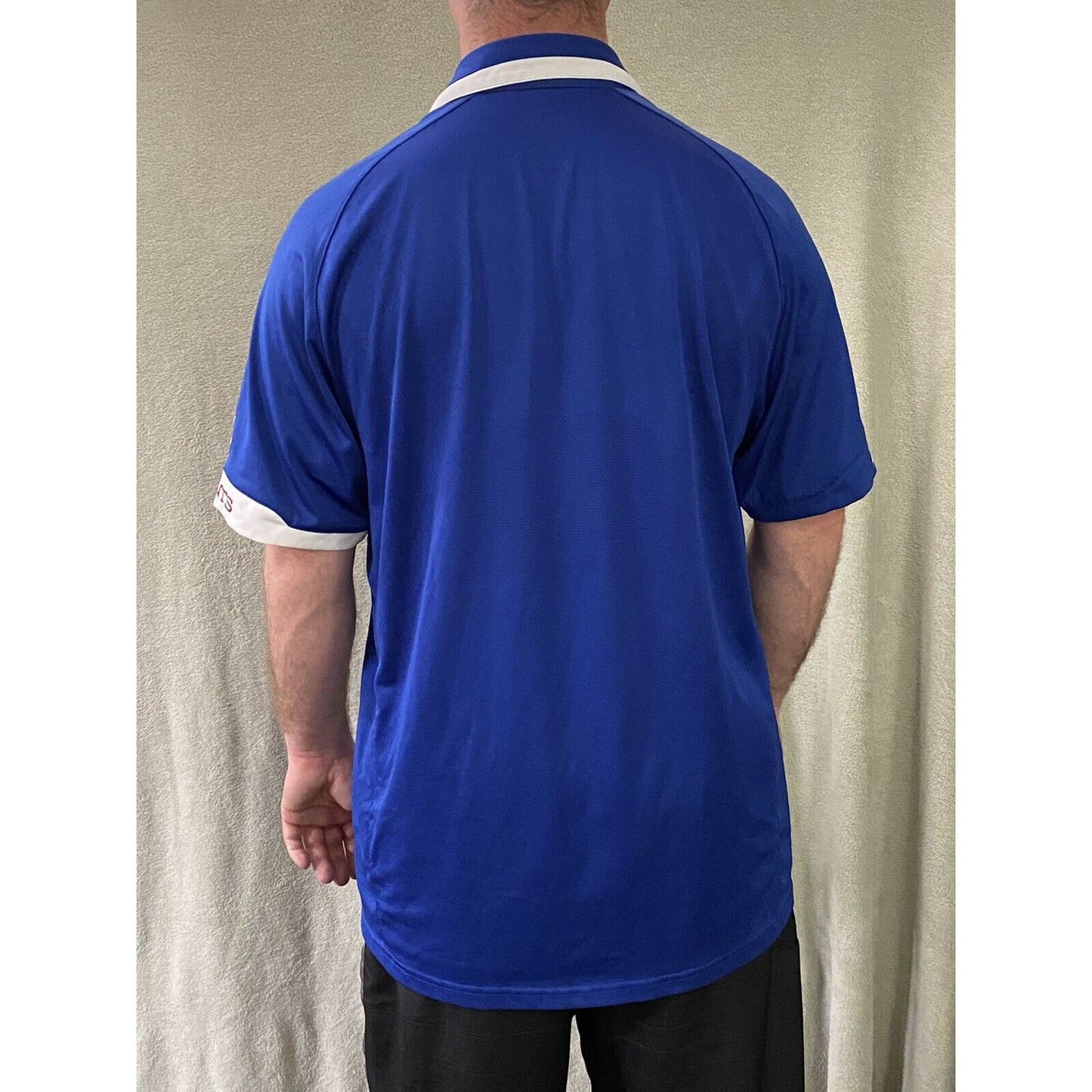 NEW YORK NY GIANTS NFL Reebok Men’s Large Polyester Polo Shirt