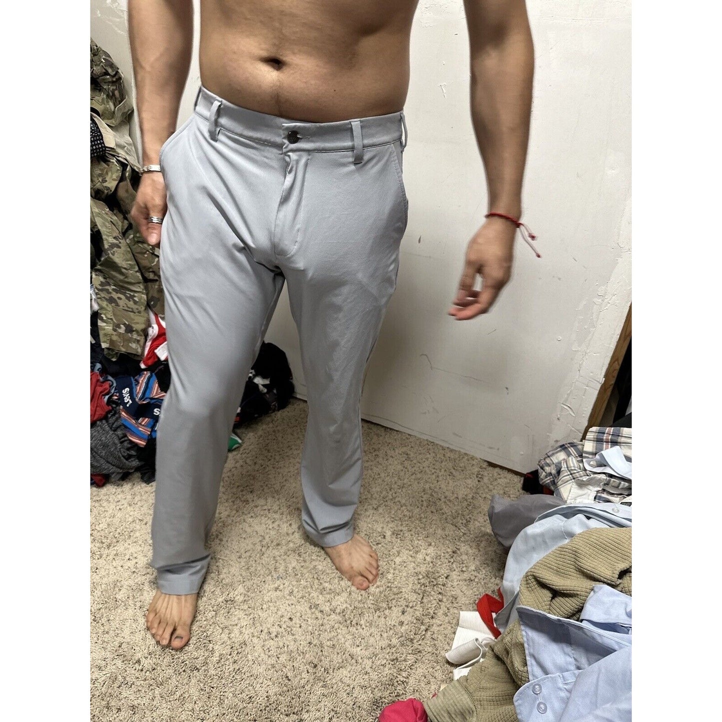 Men’s Adidas 30 X 32 Flex Pants Gray Very Soft