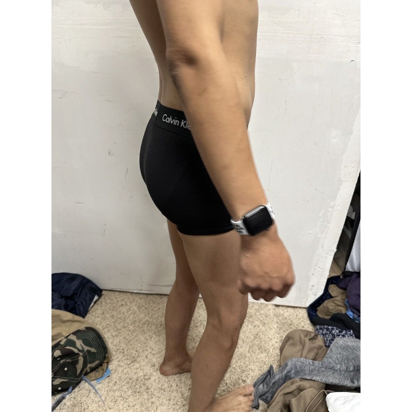 Men’s Black Calvin Klein Small Trunk Style Boxer Briefs
