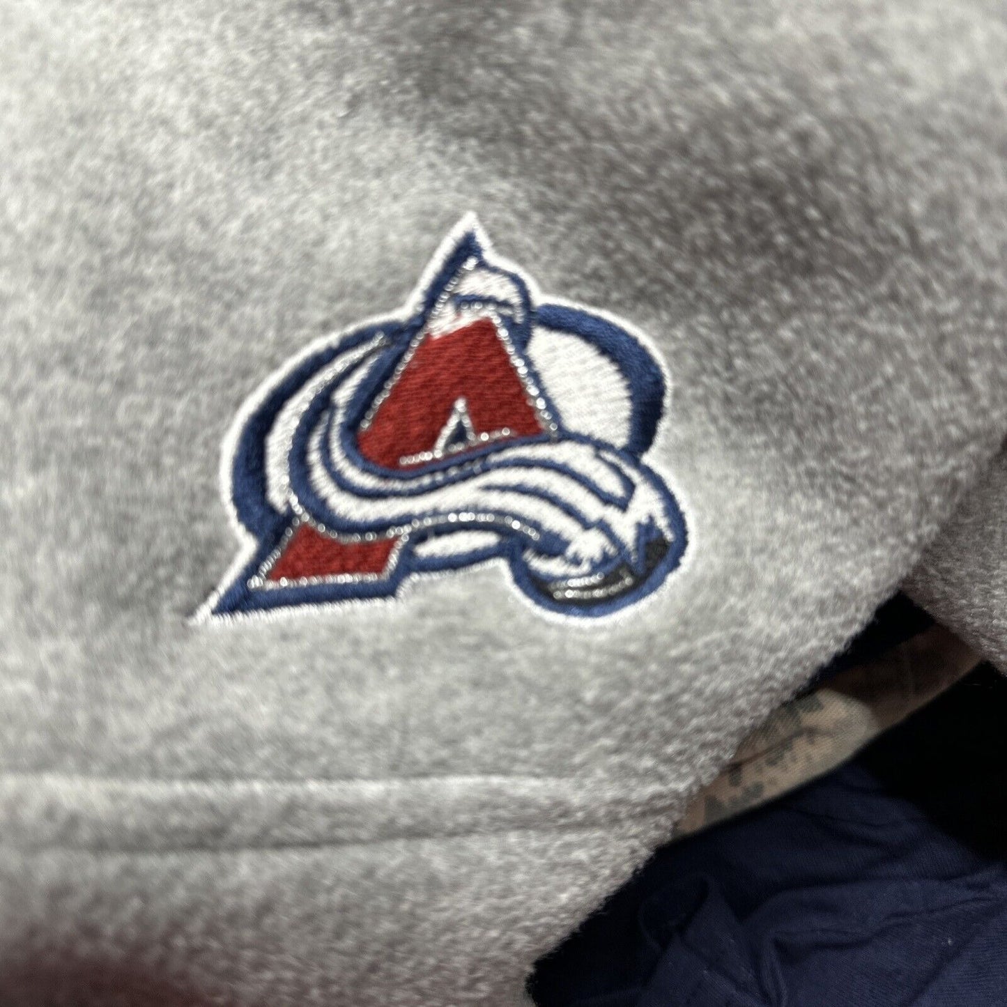 Men’s Gray Proedge Medium Colorado Avalanche 1/4 Zip Pullover Jacket