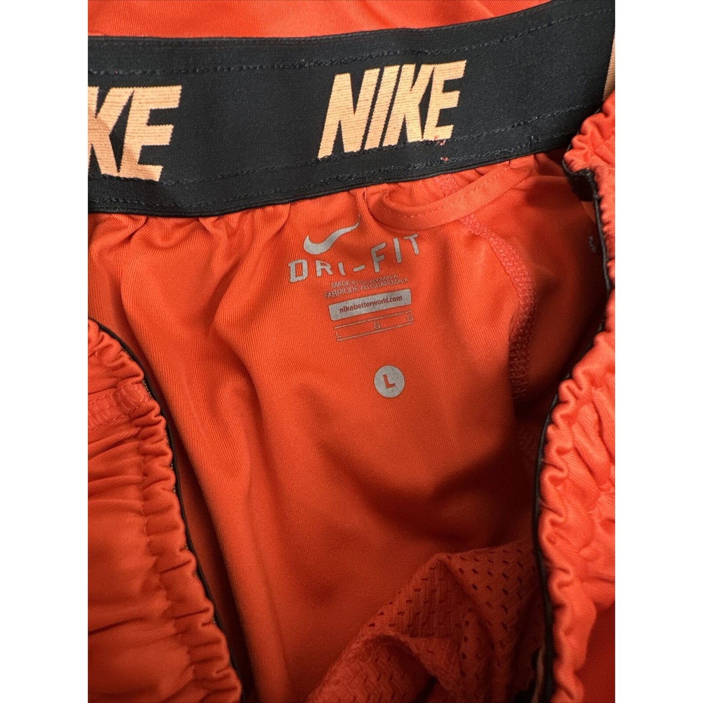Men’s Red Nike Large Dri-fit With Pockets Athletic Shorts