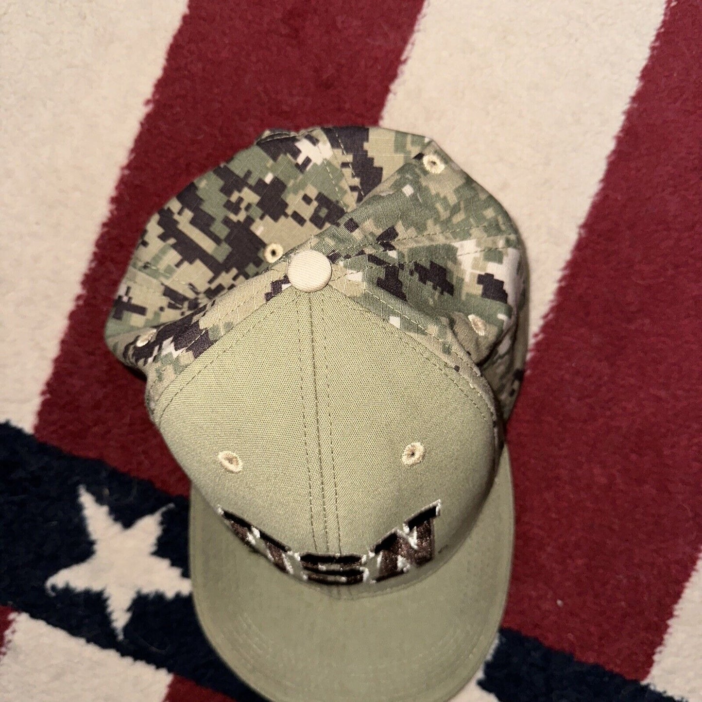 Men’s US Navy Camo Hat Cap Ballcap Adjustable Fire For Effect