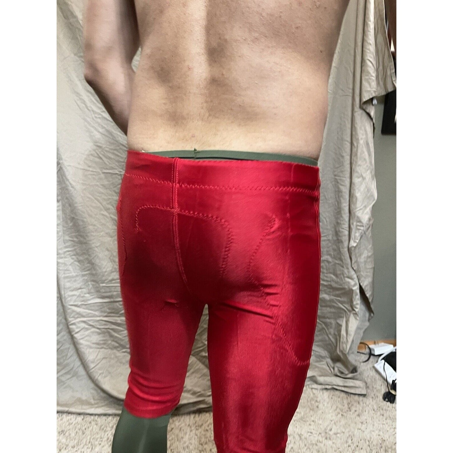 Men's True Red Russell Athletic Medium Football Pants