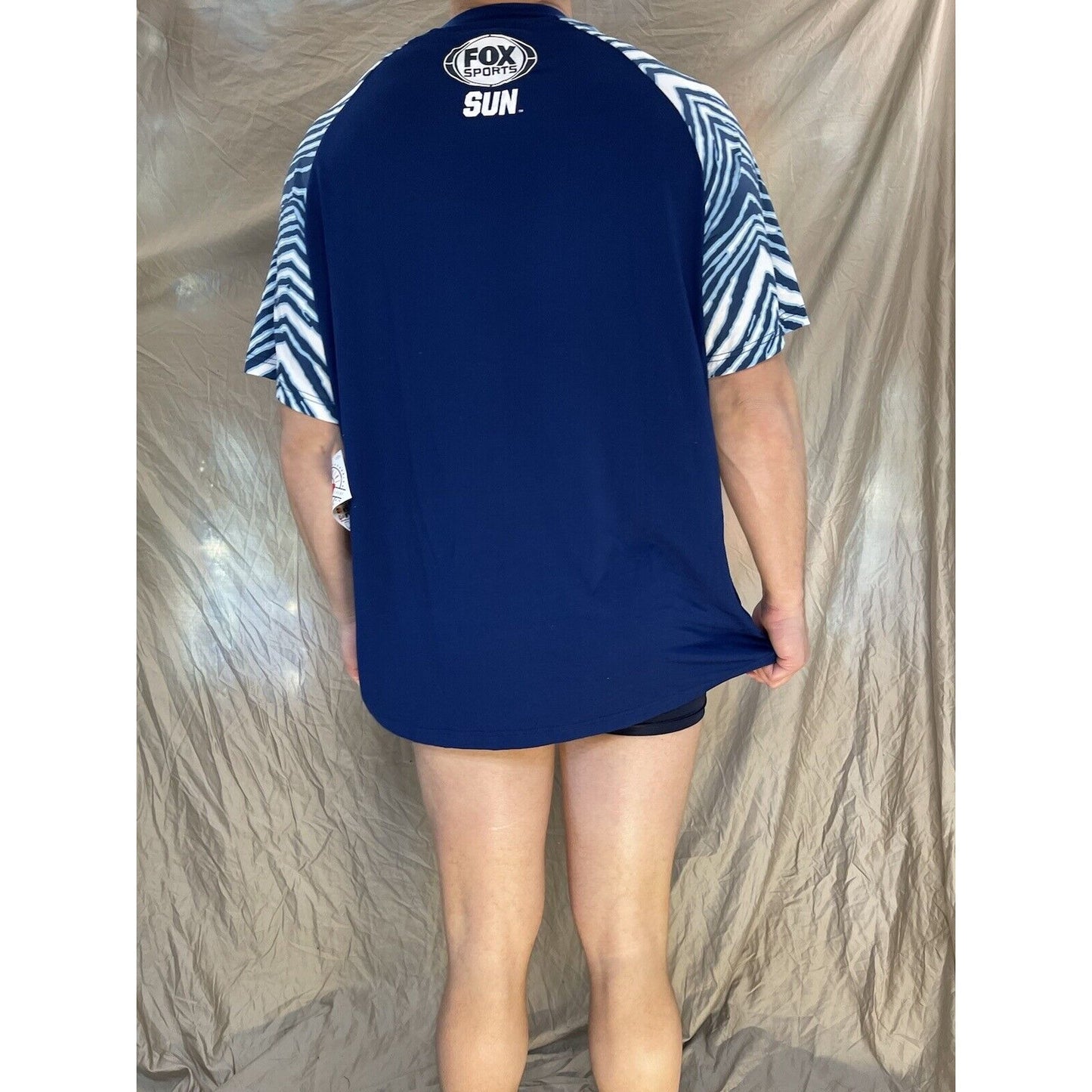 men's major league genuine merchandise tampa bay baseball blue XL short sleeve