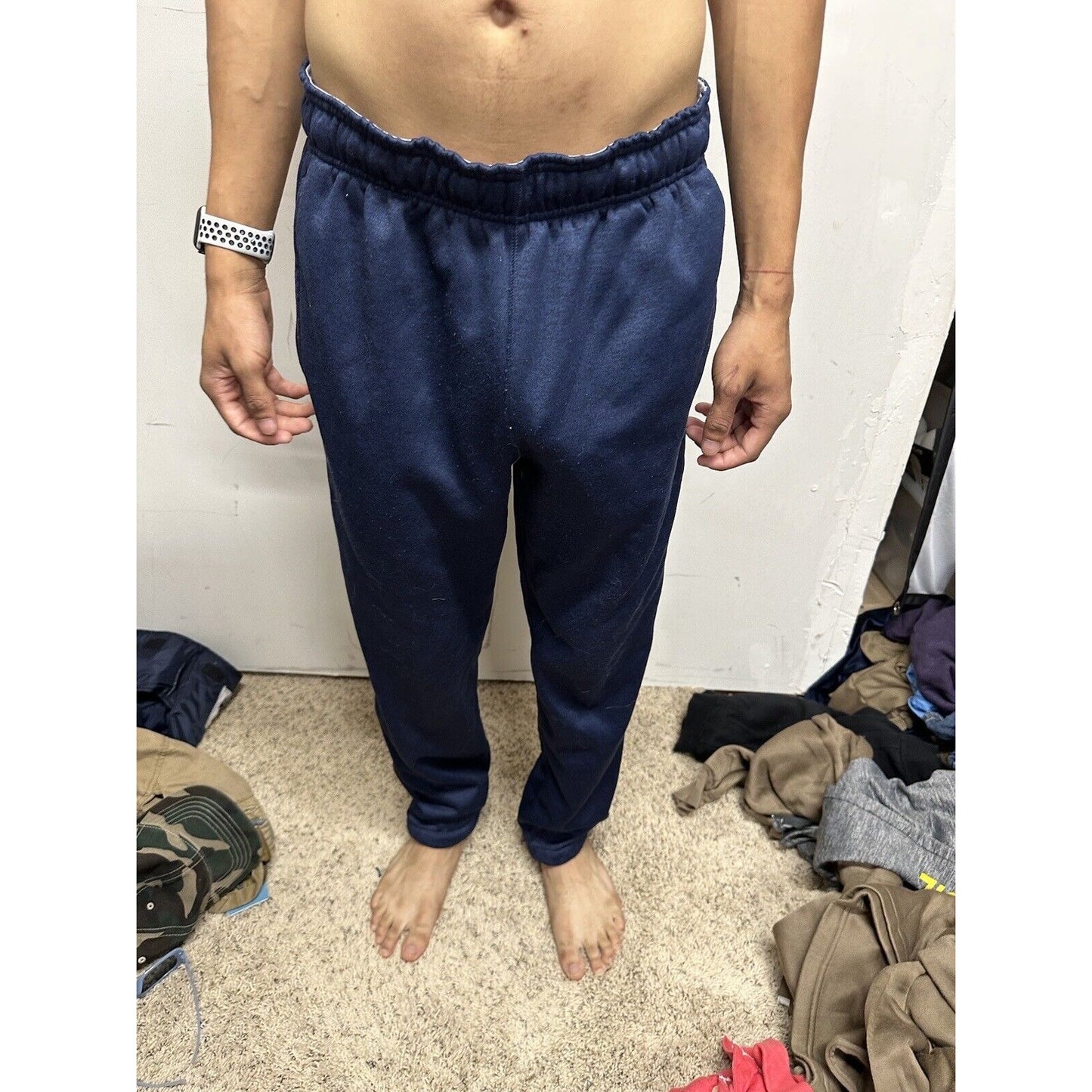 Men’s AND1 Dark Blue Medium Sweat Pants Polyester