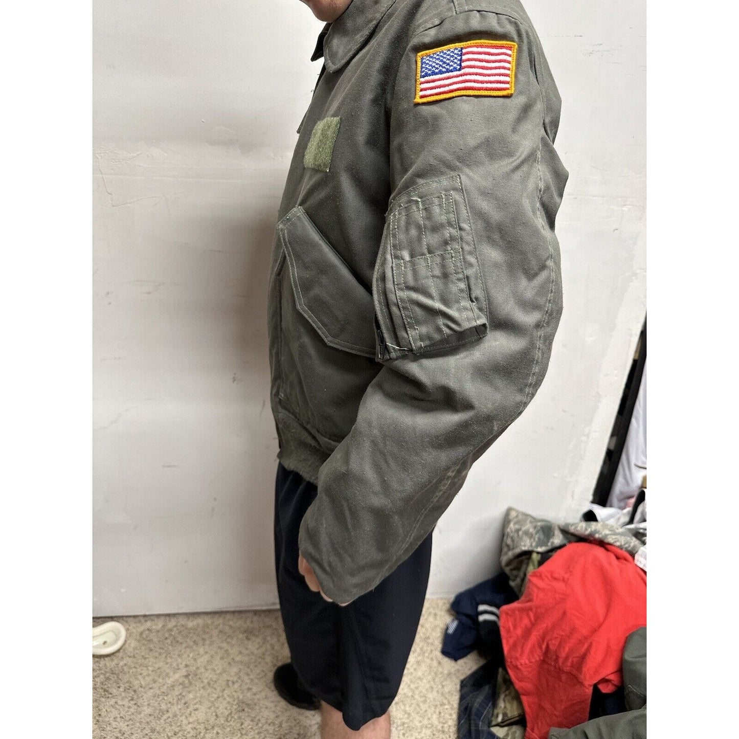 Men’s Air Force Academy USAFA Medium Jacket Flyer’s Cold Weather Flight Jacket