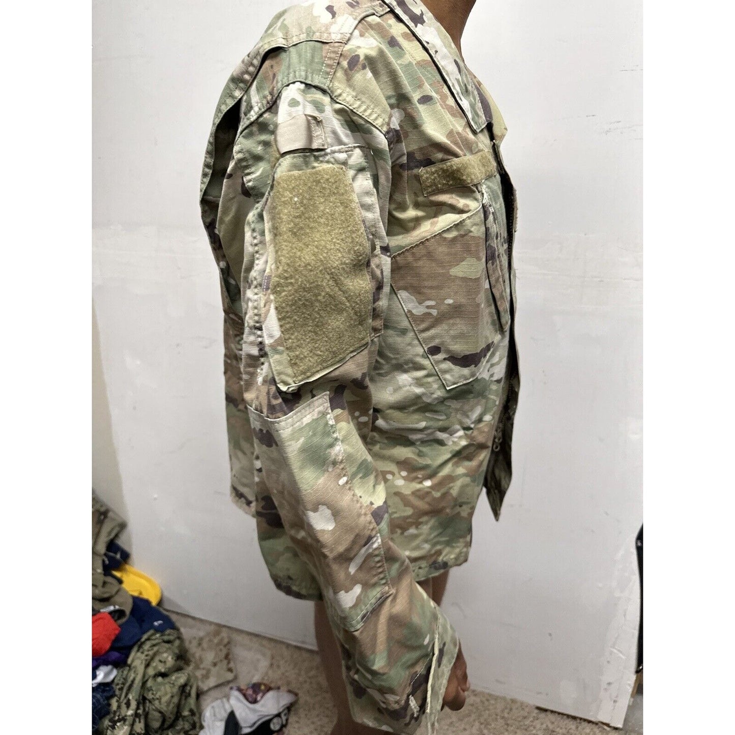 Men’s Ocp Army Air Force Top Blouse Coat Large Short