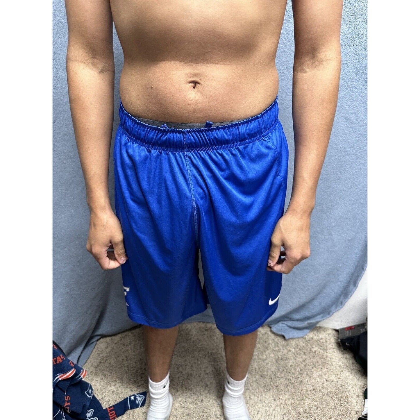 Men’s Blue Nike Dri Fit Large USAFA Air Force Academy Baseball Shorts