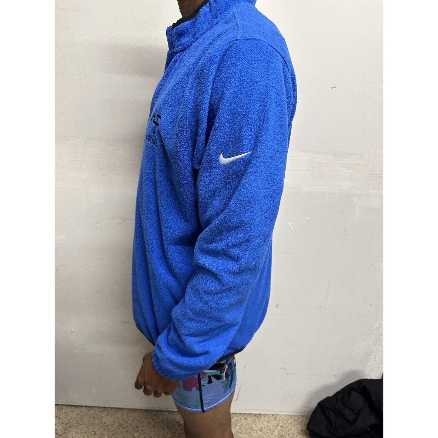 Men’s Air Force Baseball Blue Long Sleeve Large Nike Fleece Jacket