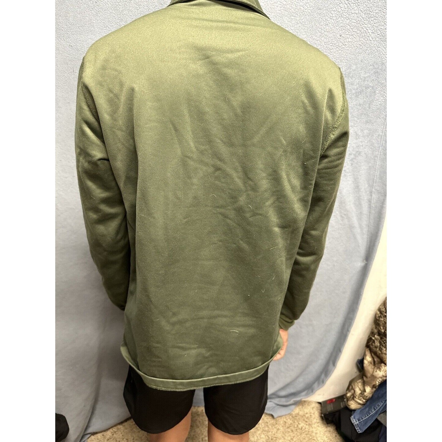 Men’s Military Army USAF Medium Green Sleeping Shirt Heat Retentive