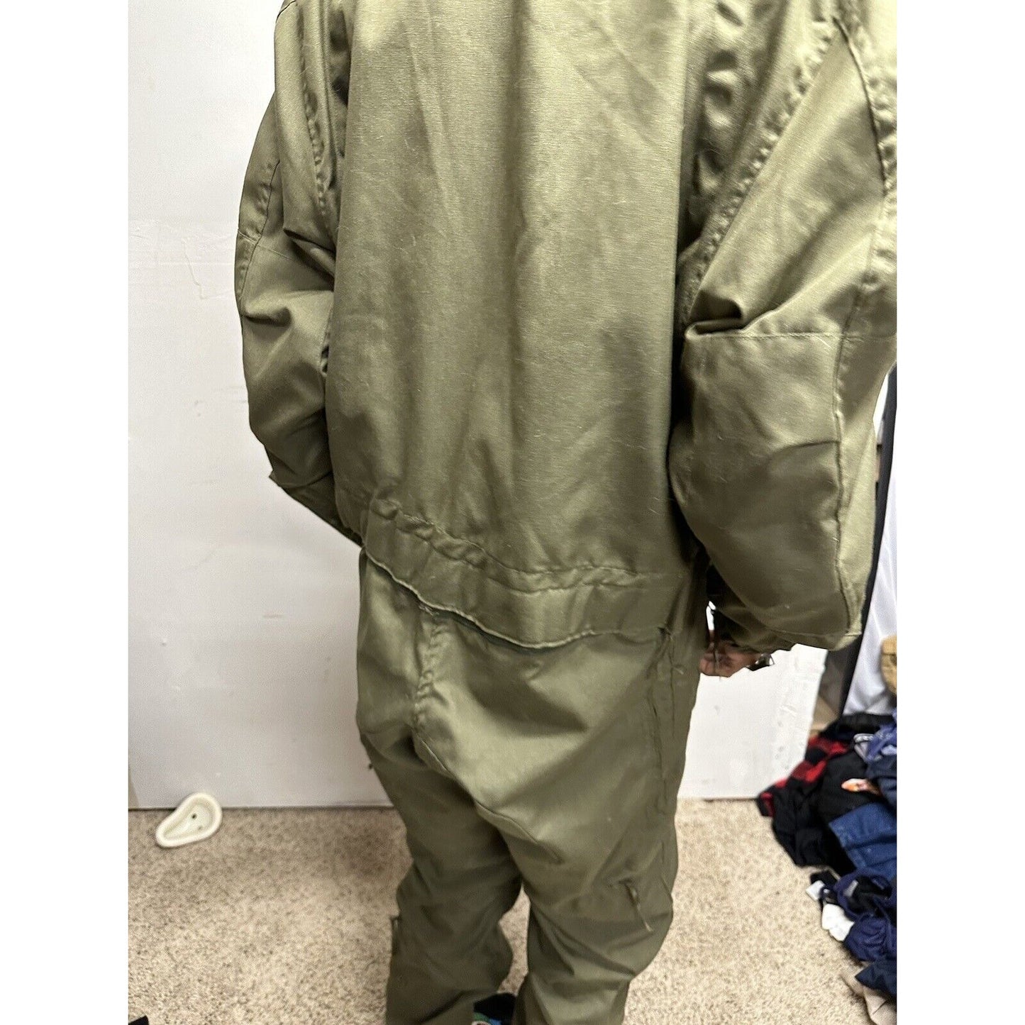 Men’s US Army Overalls Large Regular Military Uniform Combat With Patches
