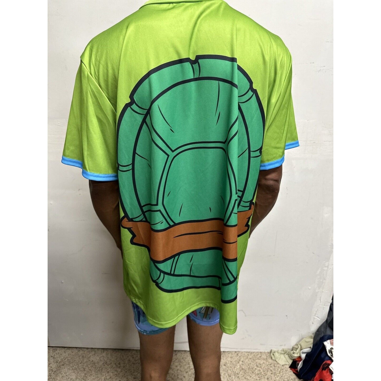 Nickelodeon Teenage Mutant Ninja Turtles Mens L/XL Costume Shirt - Leonardo