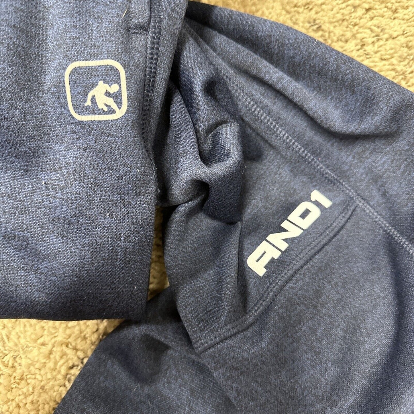 Men’s AND1 Dark Blue Medium Sweat Pants Polyester