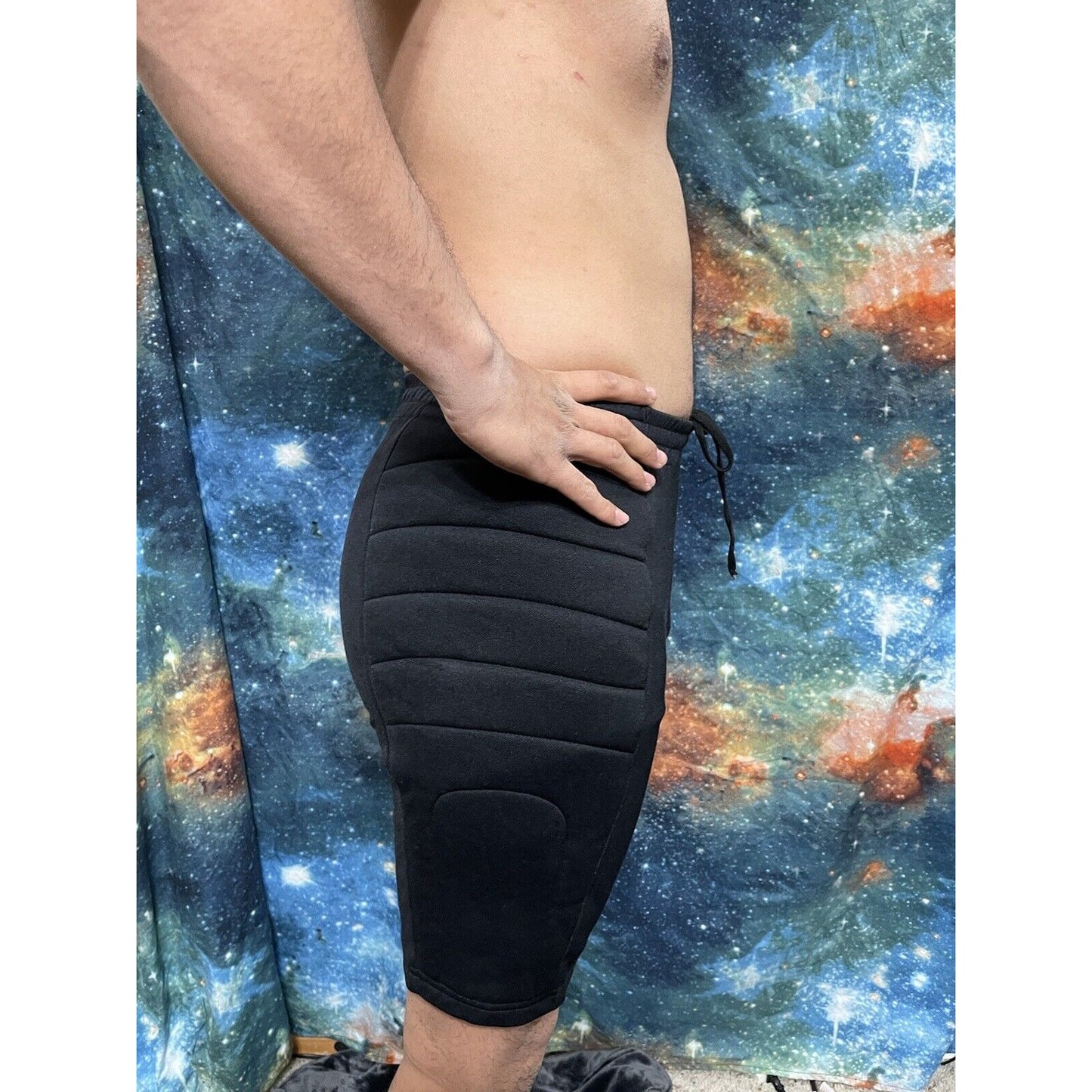 Men’s Reusch Black Soccer Goalie Padded Shorts Size small black