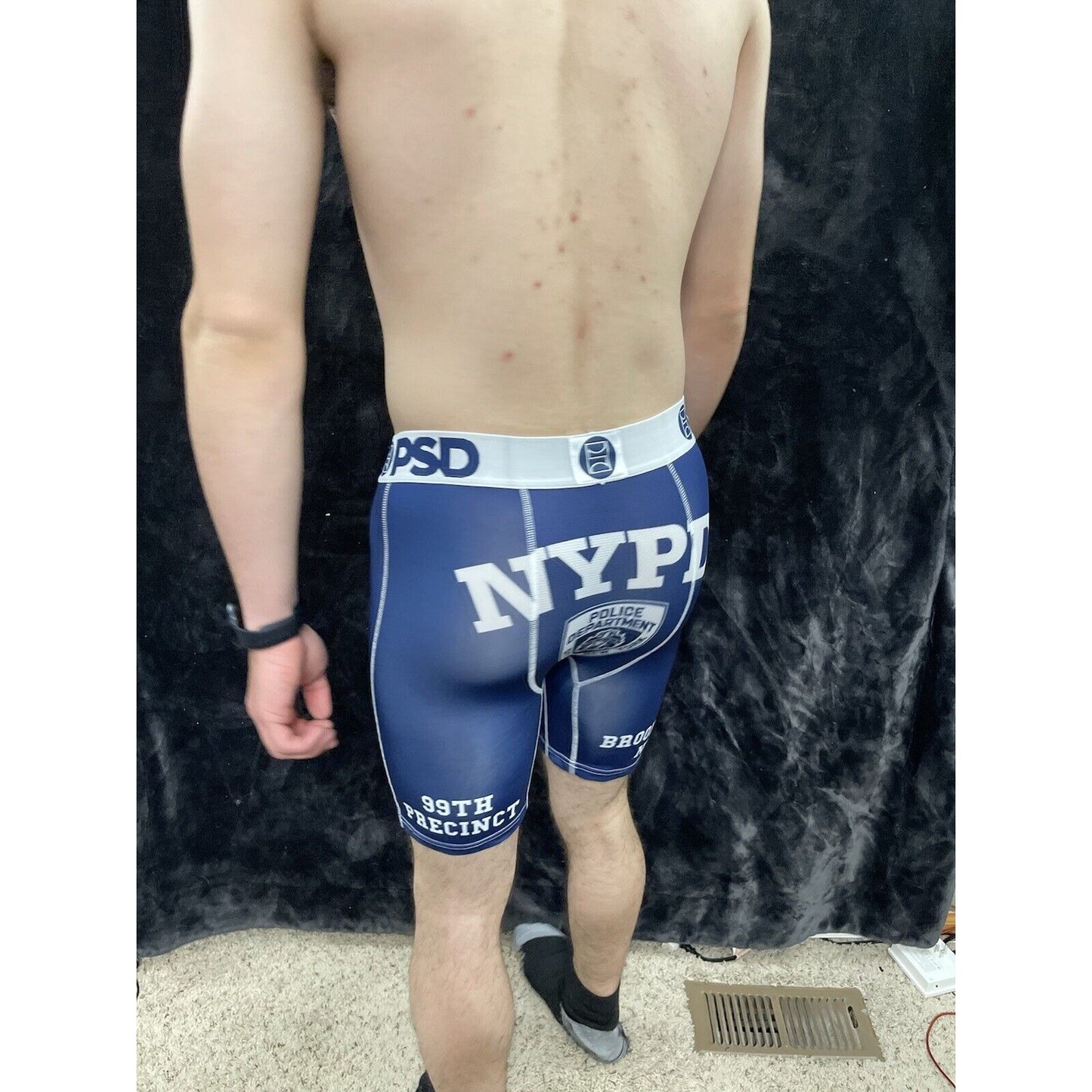 Men’s PSD Large NYPD New York Police Boxer Briefs Blue