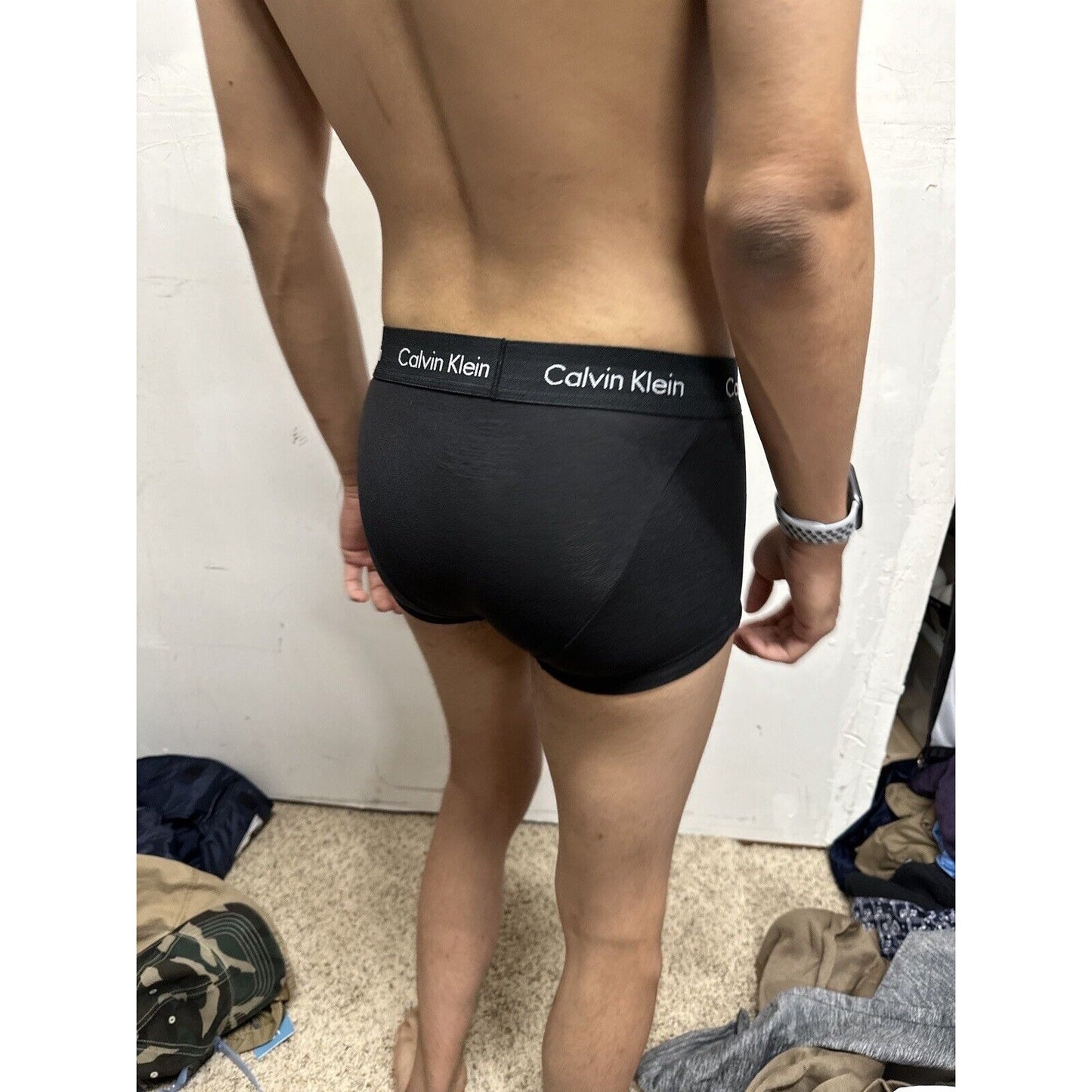 Men’s Black Calvin Klein Small Trunk Style Boxer Briefs