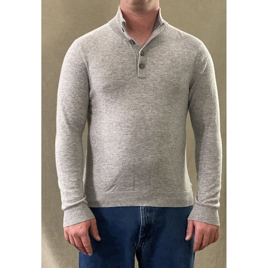 Express Merino Wool Blend Men’s Medium Gray Pullover Sweater